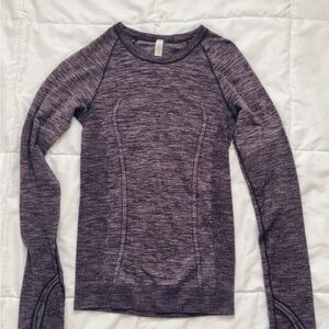 lululemon athletica Heathered Purple Sweatshirt